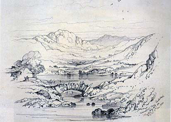 Bucolic landscape by Ruskin