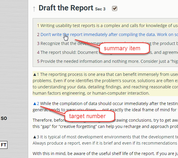 QuikScan user interface